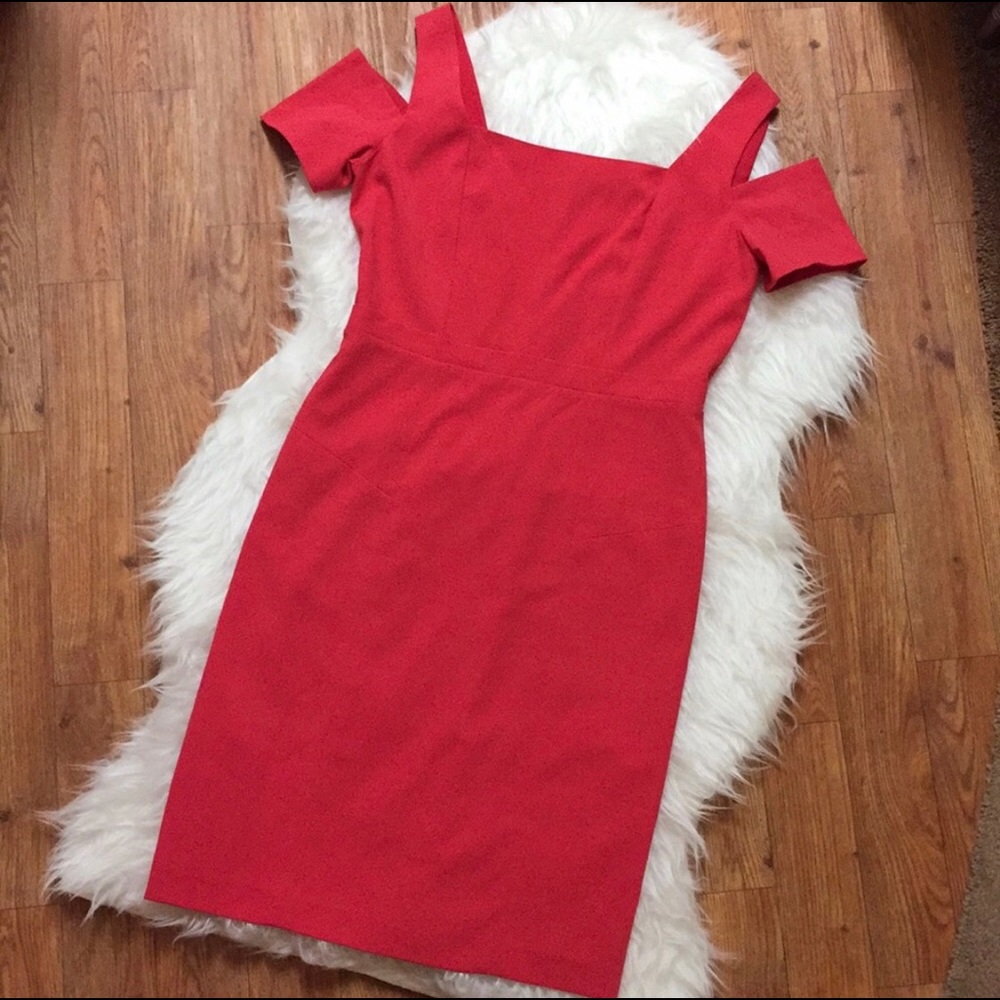 BCBG Maxazria red dress
